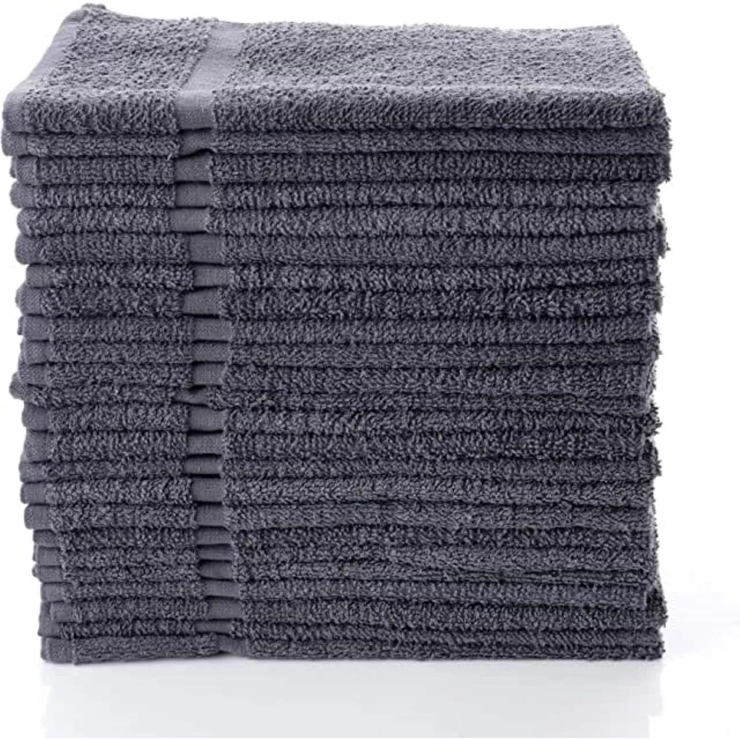 100% Cotton Hand Towels 12-pk. (16″ x 27″), Gray