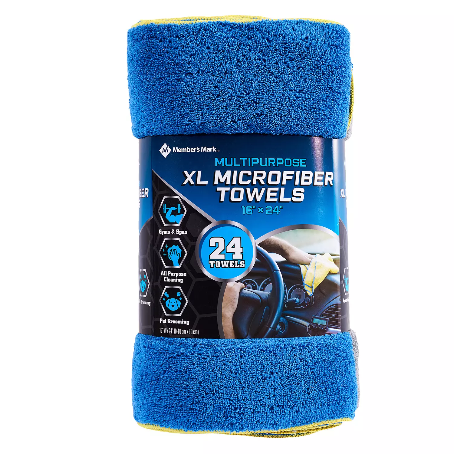 Member’s Mark Microfiber Towels (24 pk., 3 Colors)
