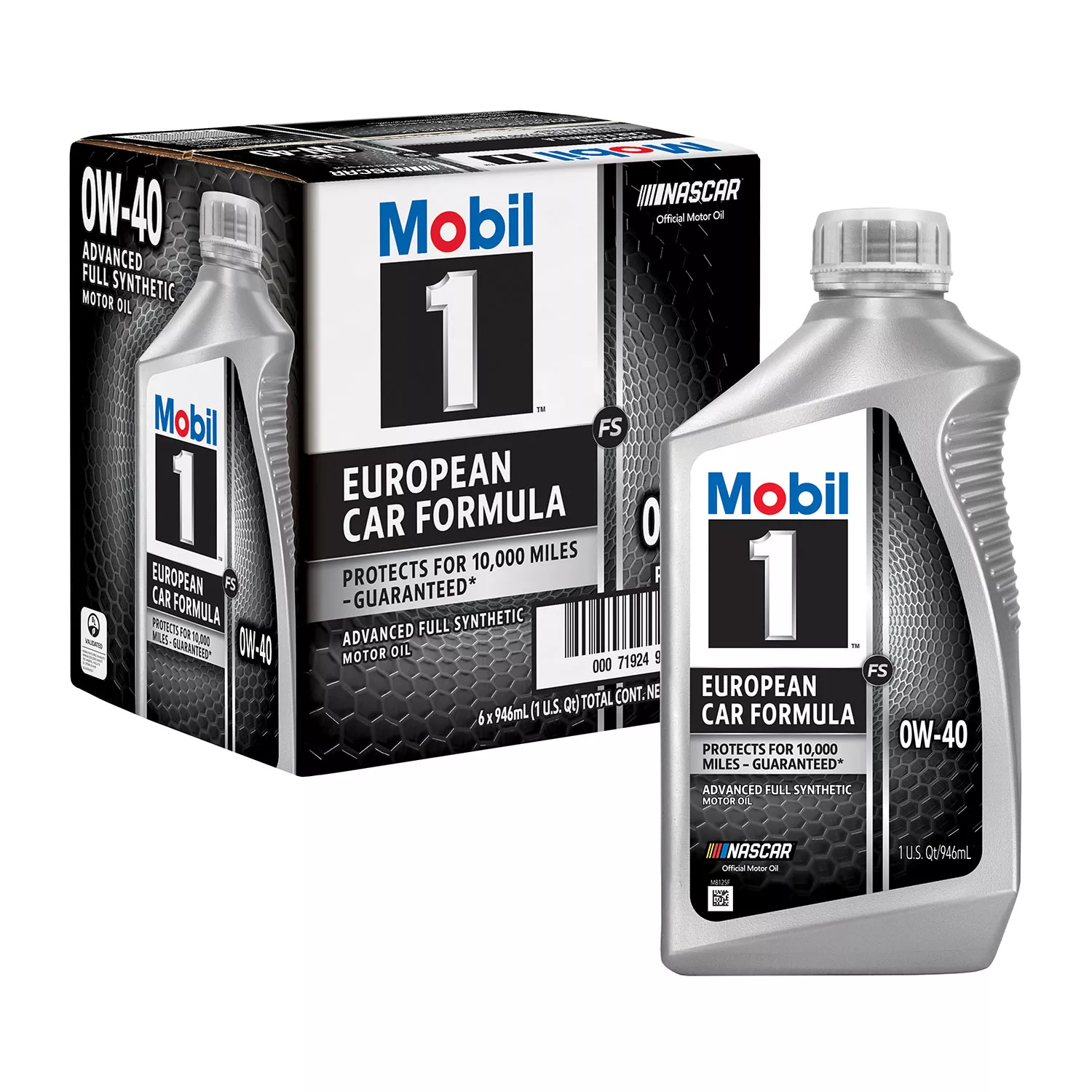 Mobil 1 FS 0W-40 Synthetic Motor Oil (6 pack, 1-quart bottles)