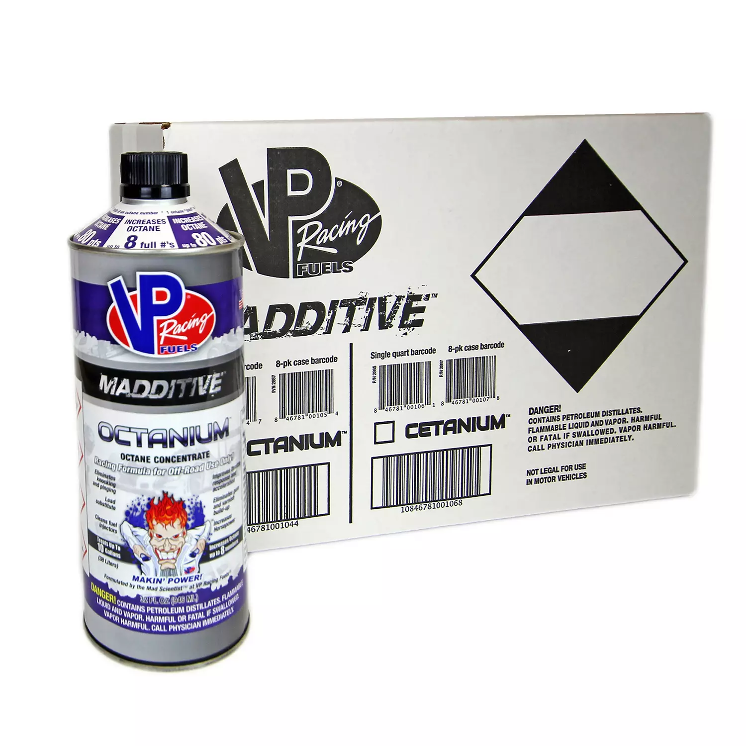 VP Racing Maddative Octanium Octane Concentrate (8-pack/32oz bottles)