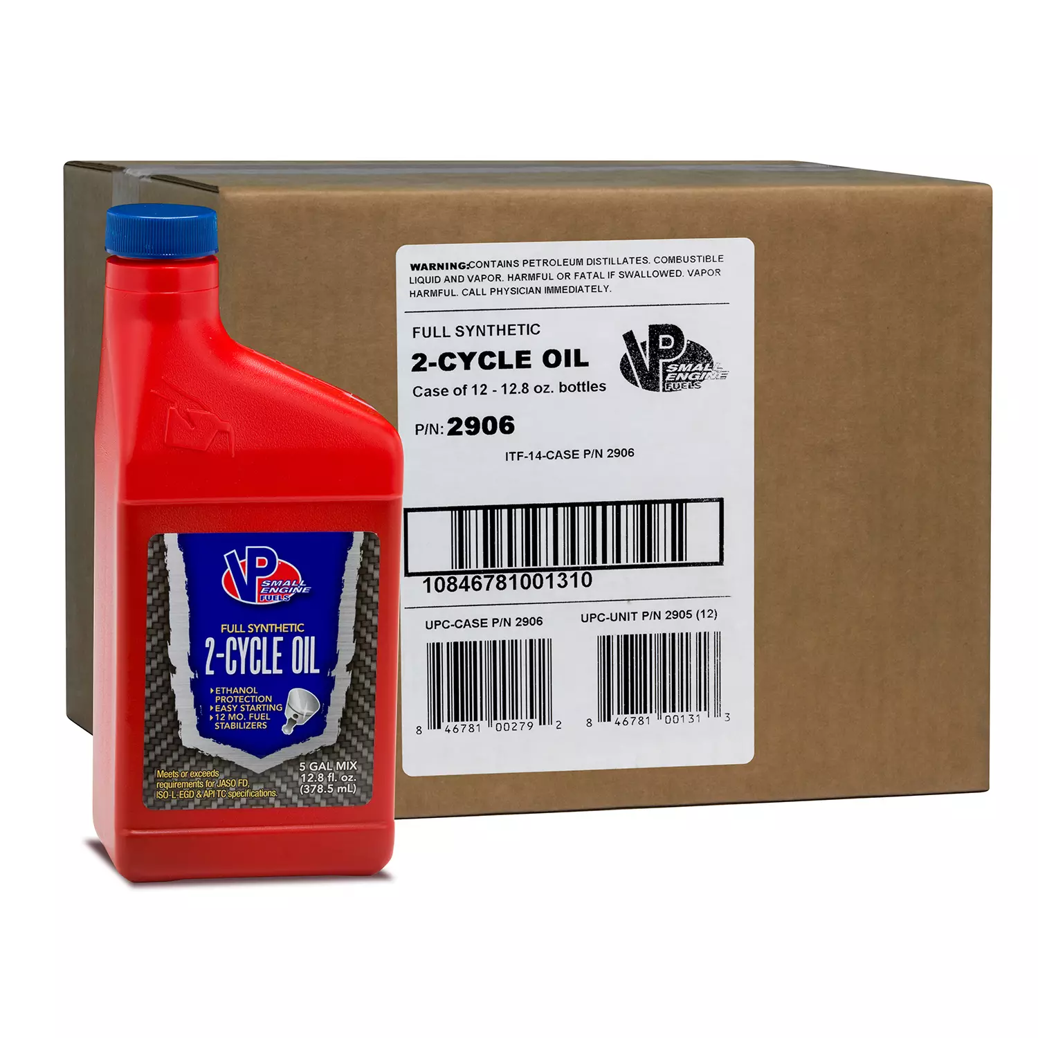 VP Small Engine Fuels Synthetic 2-Cycle Oil (12-pack/12.8oz bottles)