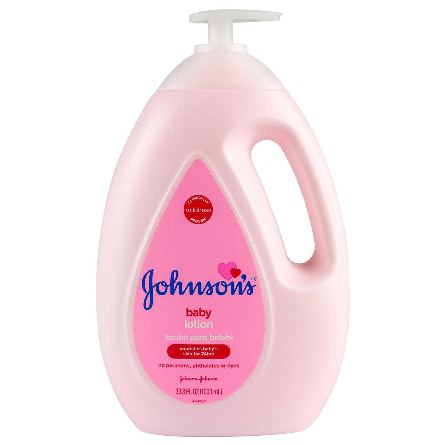 Johnson’s Moisturizing Pink Baby Lotion with Coconut Oil (33.8 fl. oz.)