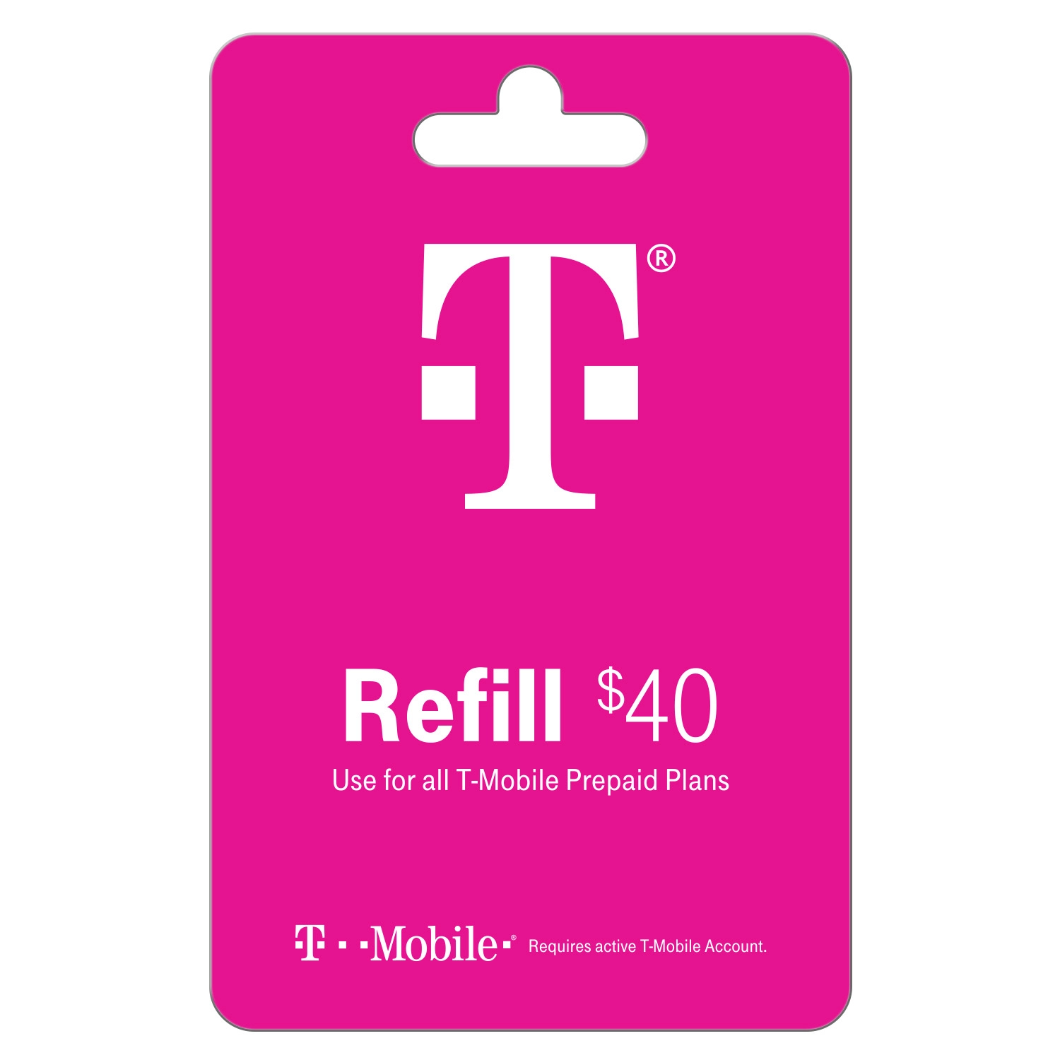 T-Mobile Refill Card – Various Amounts (Email Delivery)
