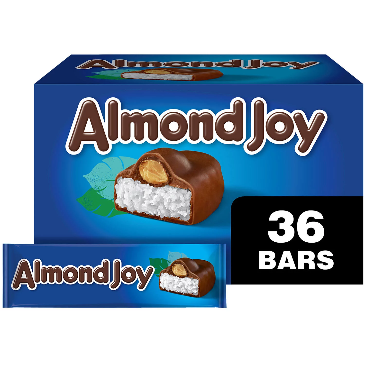 ALMOND JOY Coconut and Almond Chocolate Candy Bars