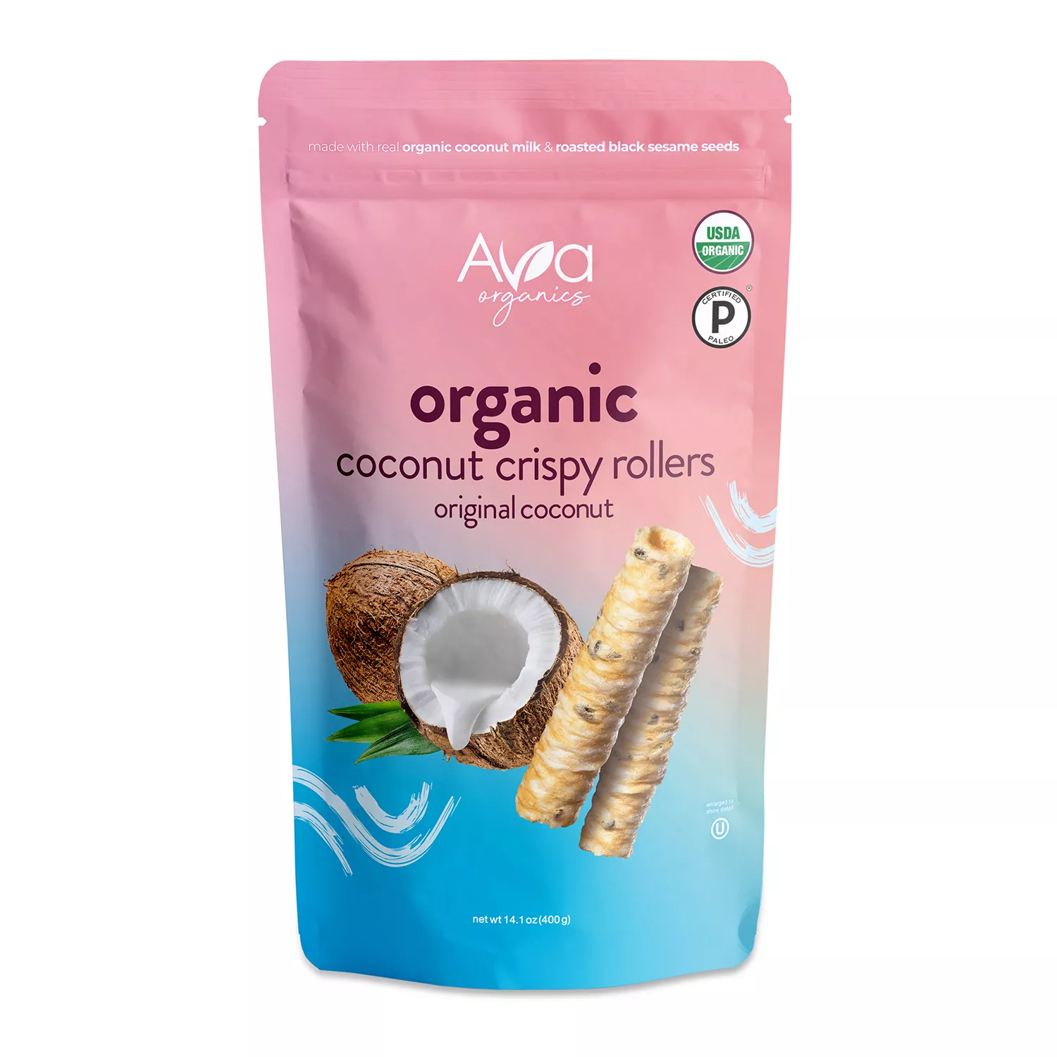 Ava Organics Coconut Crispy Rollers