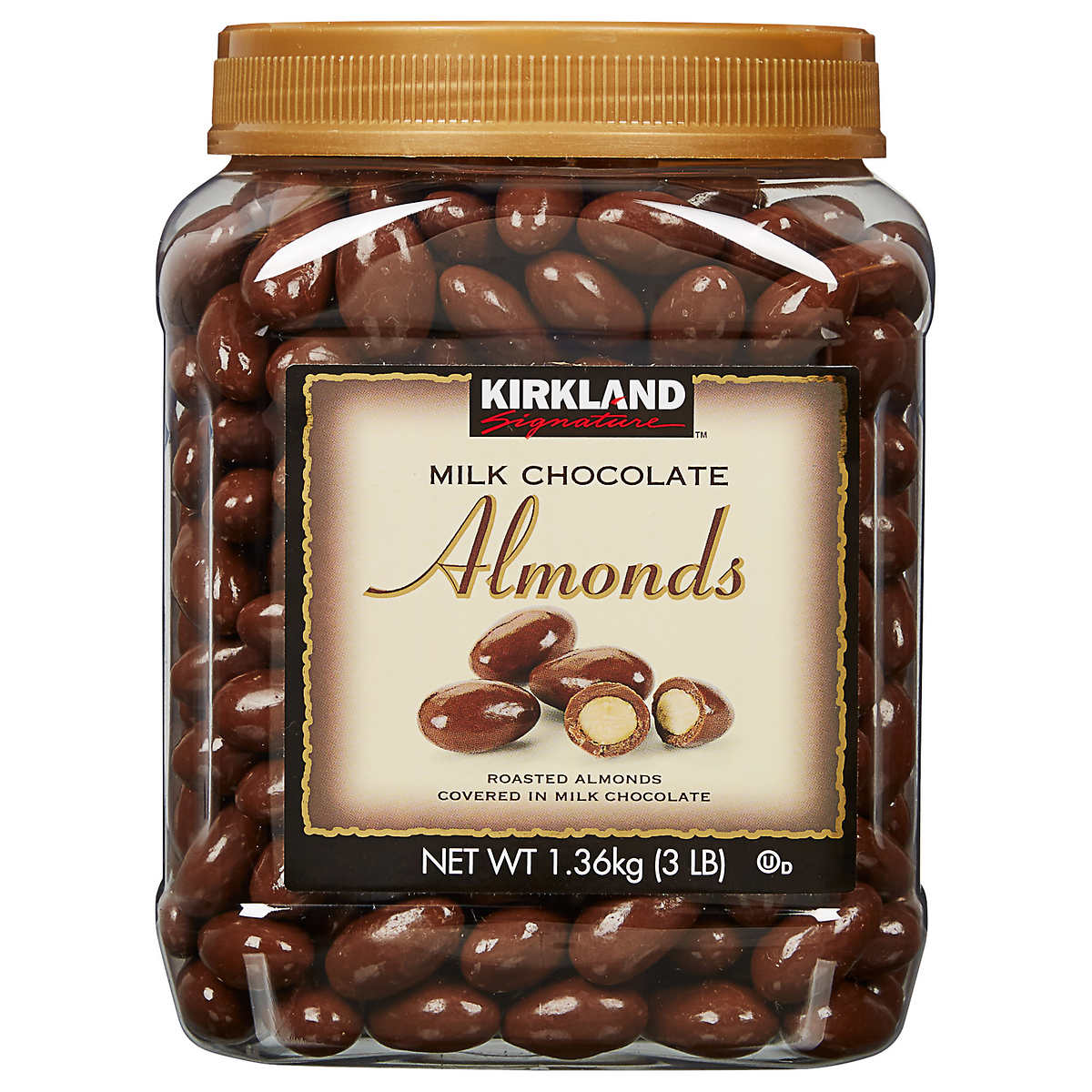 Kirkland Signature Almonds Milk Chocolate, 3 lb