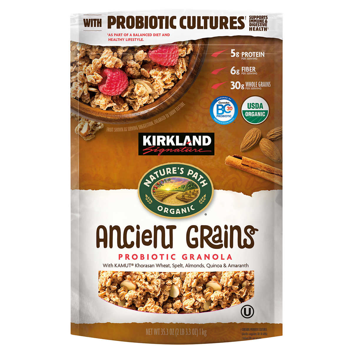 Best Kirkland Signature Organic Ancient Grain Granola 35.3 oz