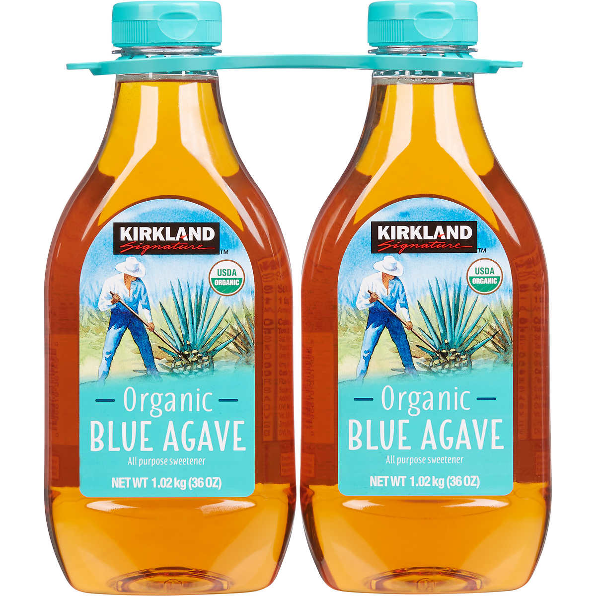 Best Kirkland Signature Organic Blue Agave 36 oz  2-count