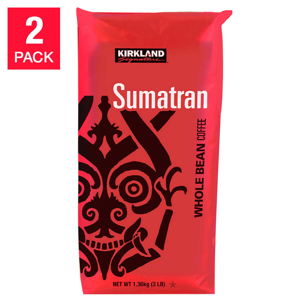 Best Kirkland Signature Sumatran Whole Bean Coffee 3 lb 2-pack