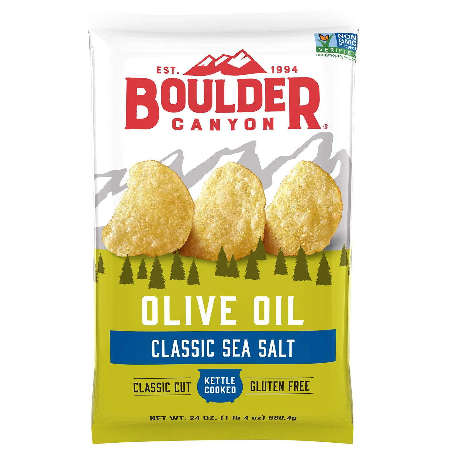Boulder Canyon Olive Oil Kettle Cooked Chips (24 oz.)
