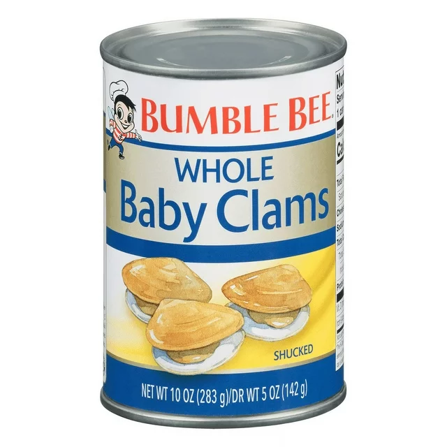 Bumble Bee Premium Select Wild Fancy Whole Baby Clams 10 oz
