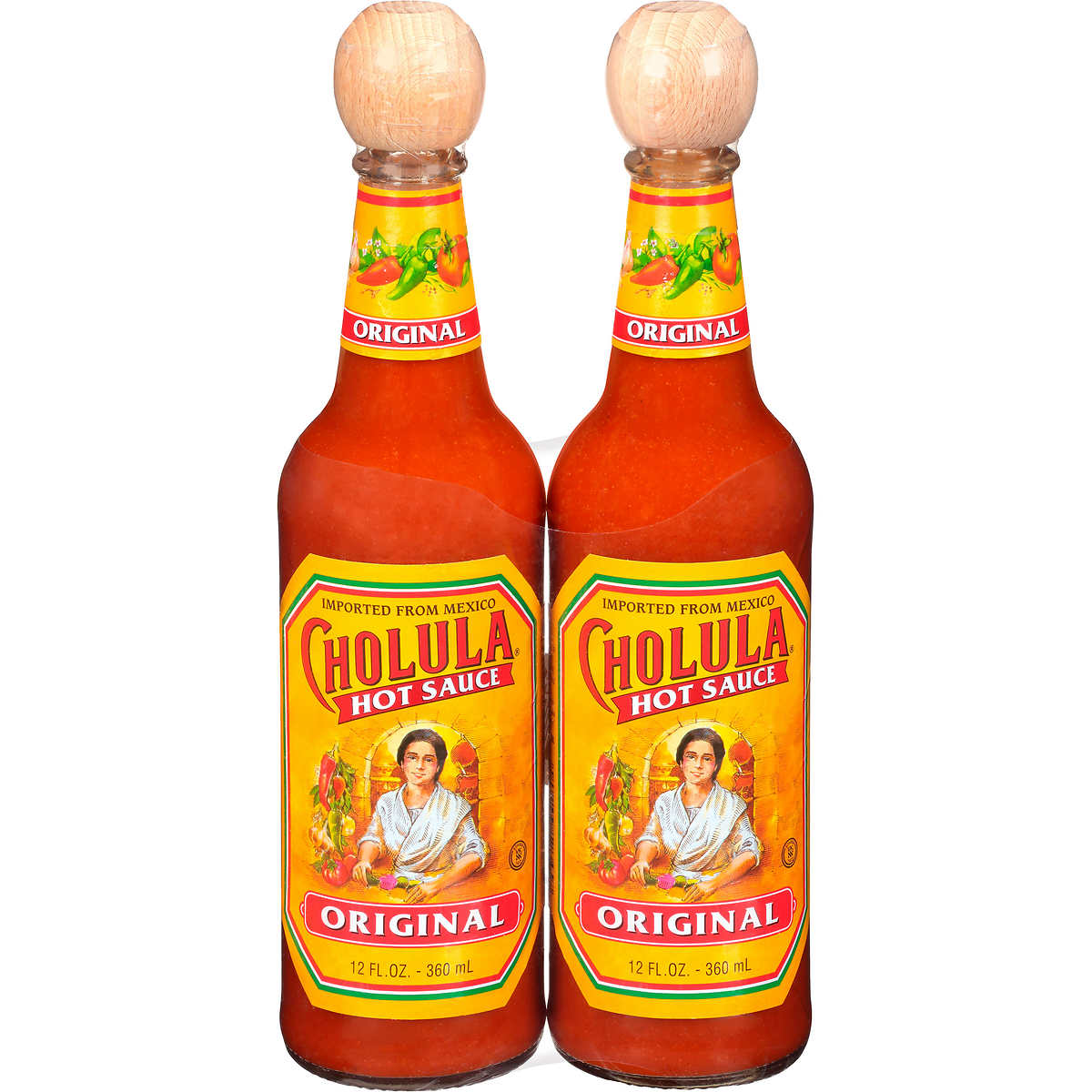 Best Cholula Hot Sauce Original, 12 fl oz., 2-count
