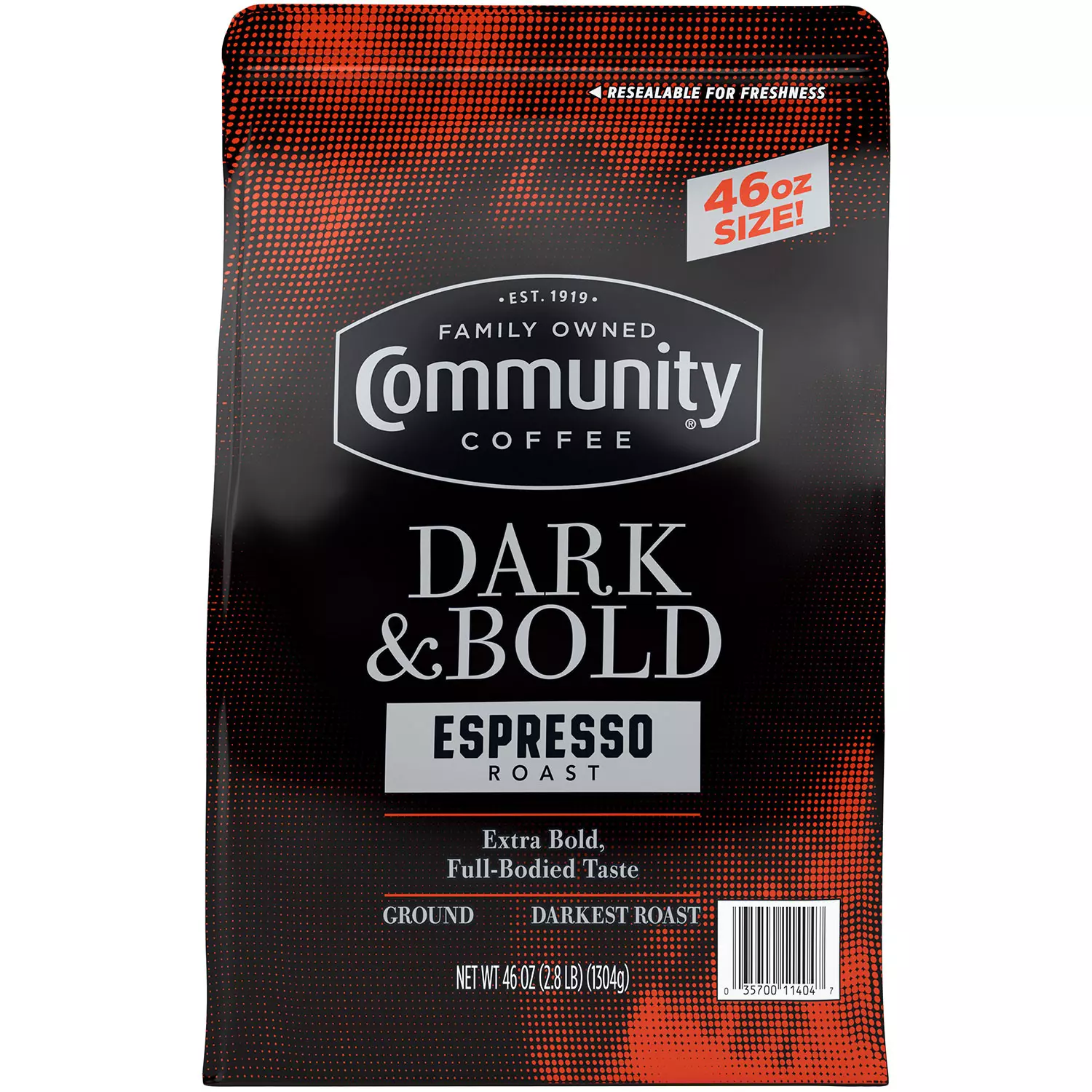 Community Coffee Espresso Roast Ground Coffee Dark and Bold