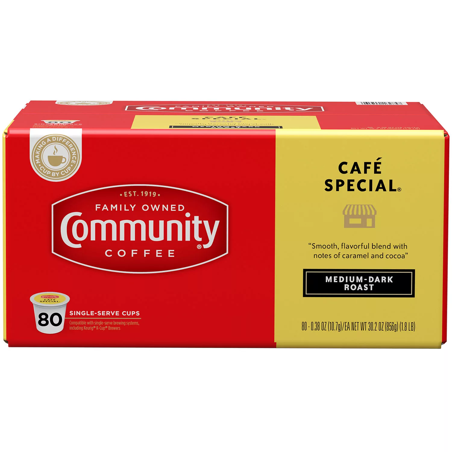 Community Coffee Single Serve Cups Cafe Special (80 ct.)
