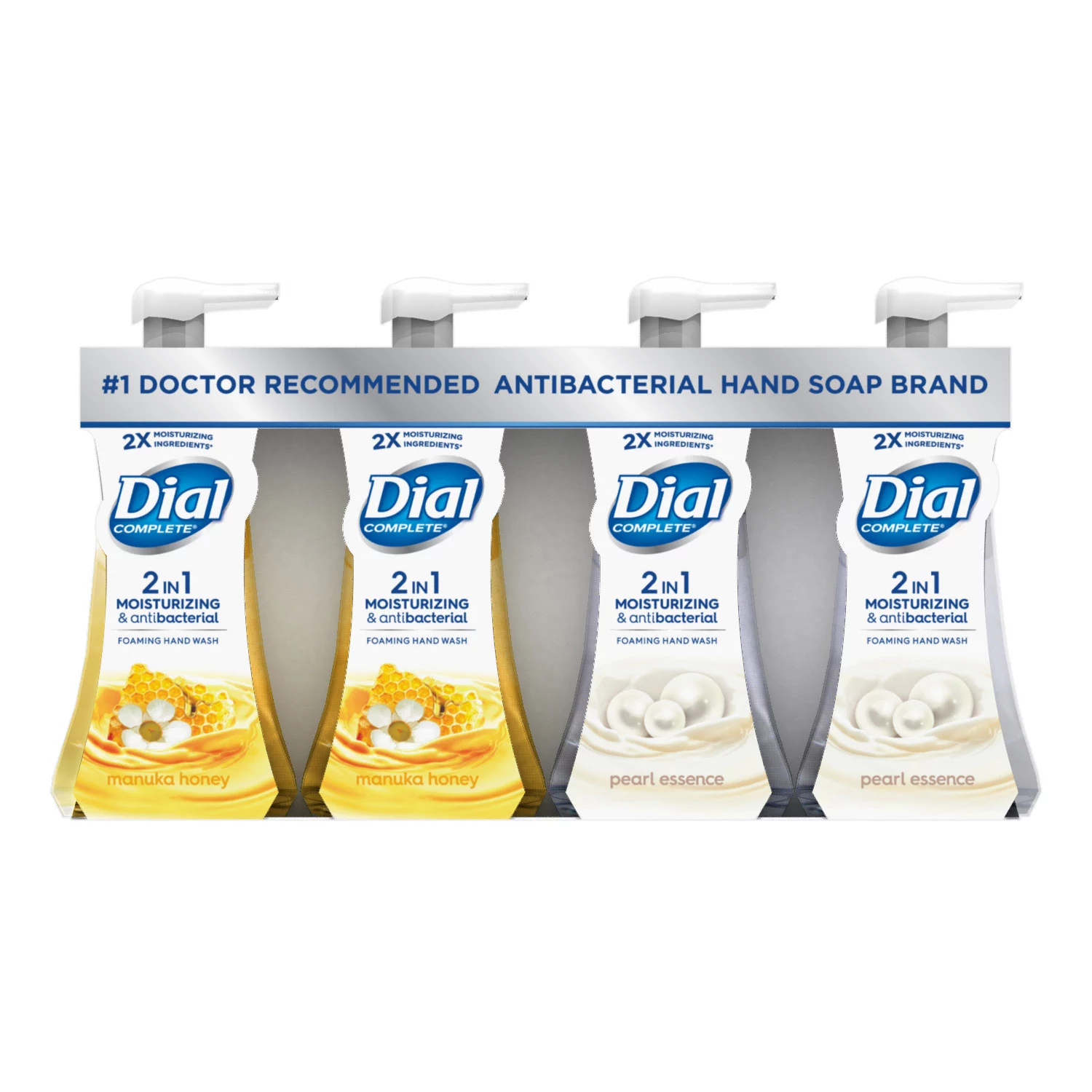 Dial Complete 2 in 1 Foaming Hand Wash (7.5 fl. oz., 4 pk.)