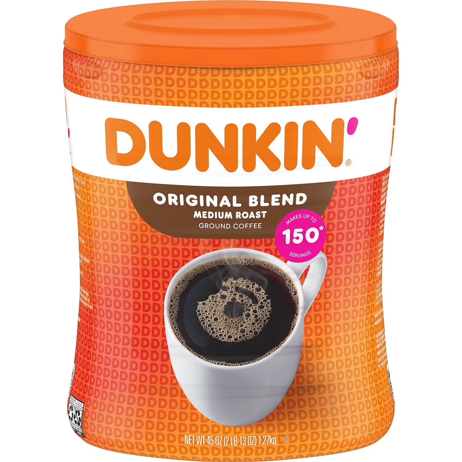 Dunkin’ Donuts Original Blend Ground Coffee, Medium Roast (45 oz.)
