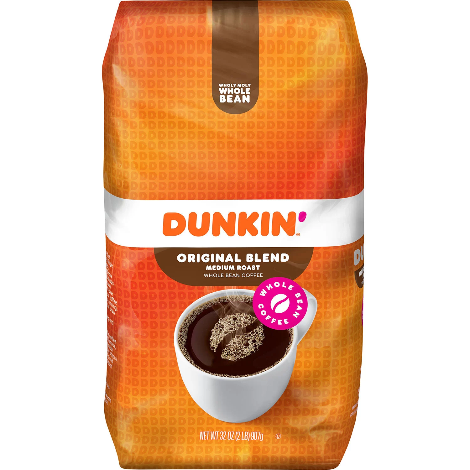 Dunkin’ Original Blend Whole Bean Coffee, Medium Roast (32 oz.)