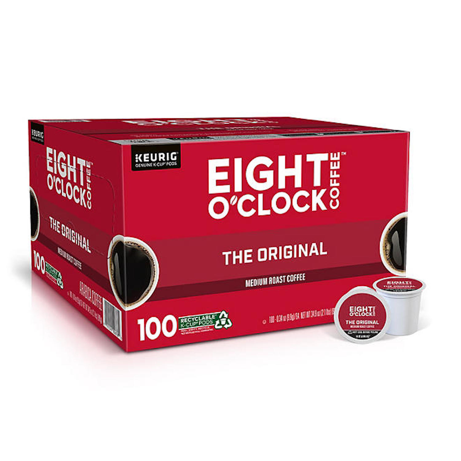 Eight O'Clock The Original Coffee K-Cup Pods