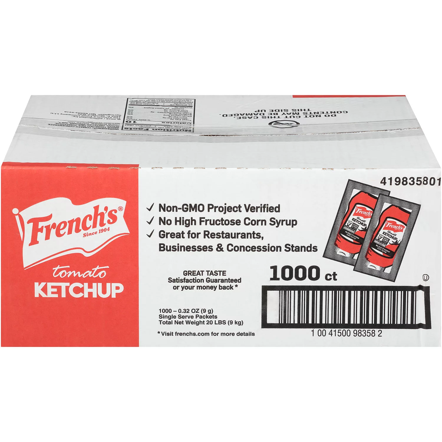French's Tomato Ketchup Single-Serve Packets