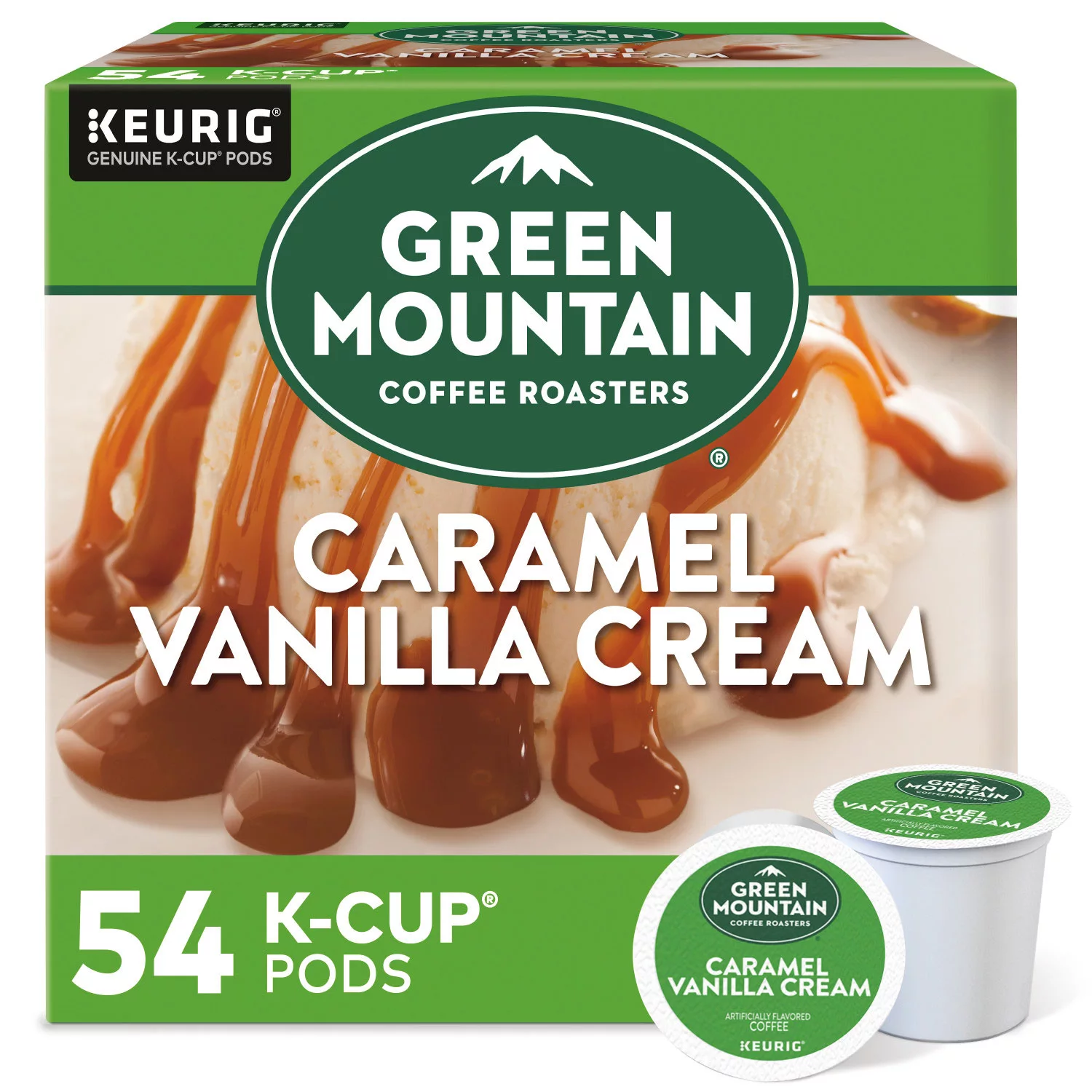 Green Mountain Coffee Caramel Vanilla Cream Flavored K-Cup Pods (54 ct.)
