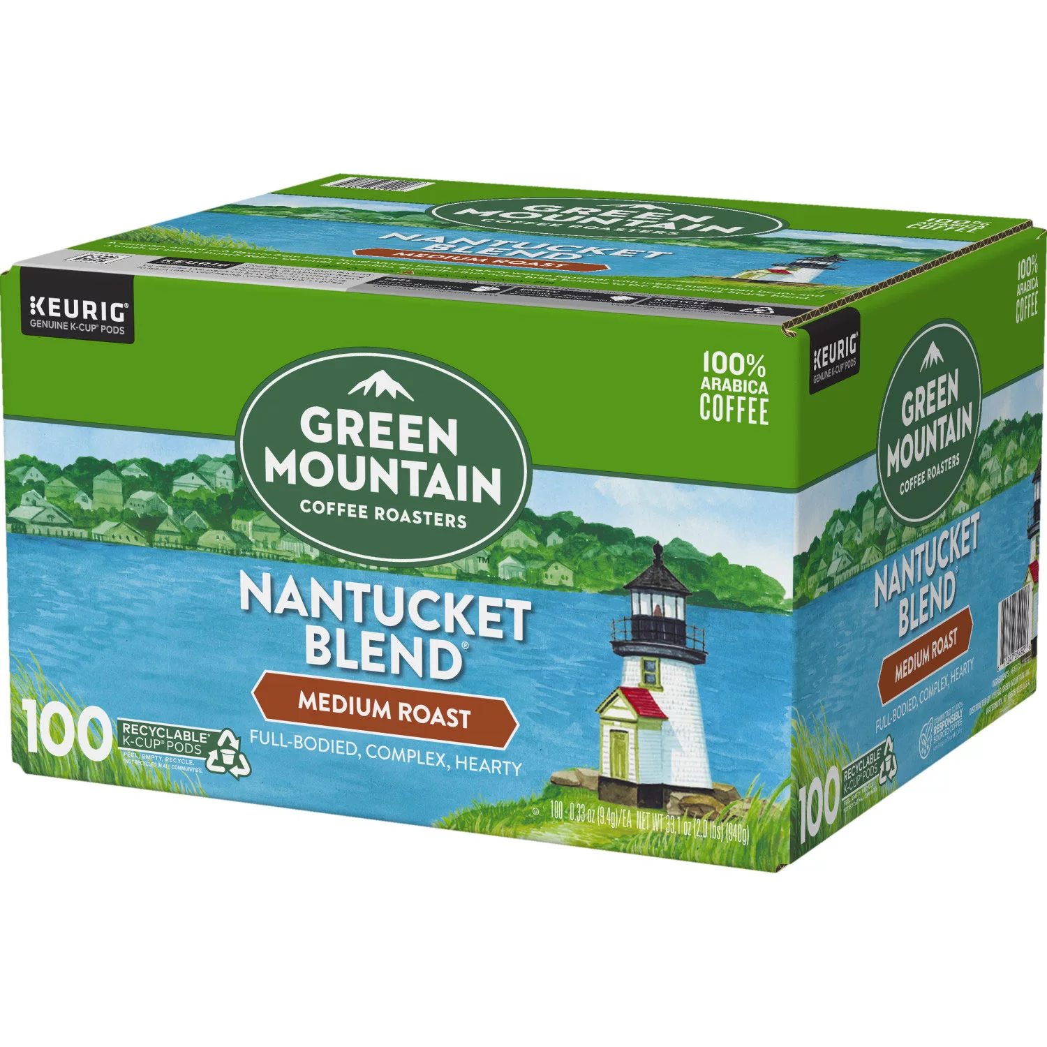 Green Mountain Coffee Nantucket Blend K-Cup Pods (100 ct.) – Jarasim