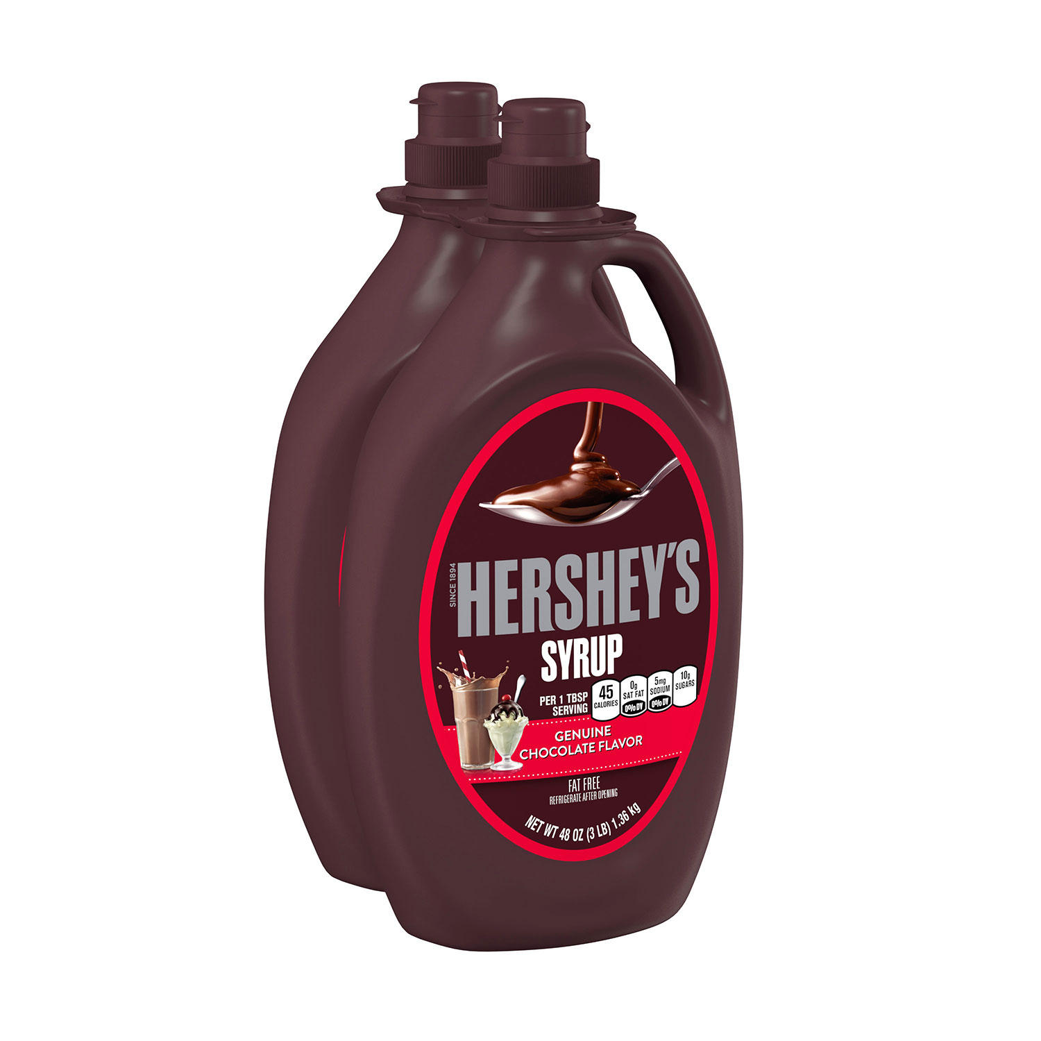 Hershey’s Chocolate Syrup (48 oz., 2 ct.)