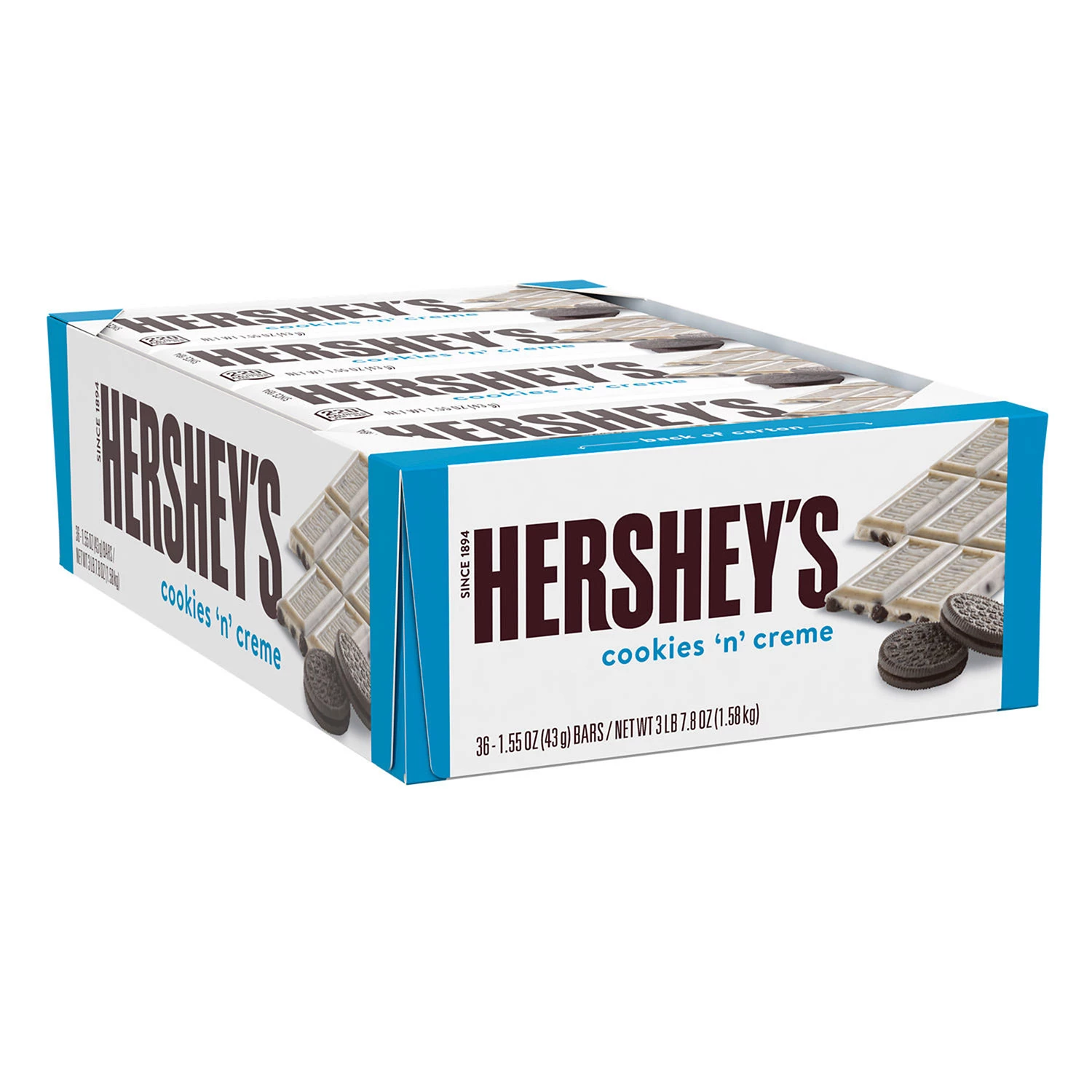 Hershey’s Cookies n Creme Bar (1.55 oz., 36 pk.)