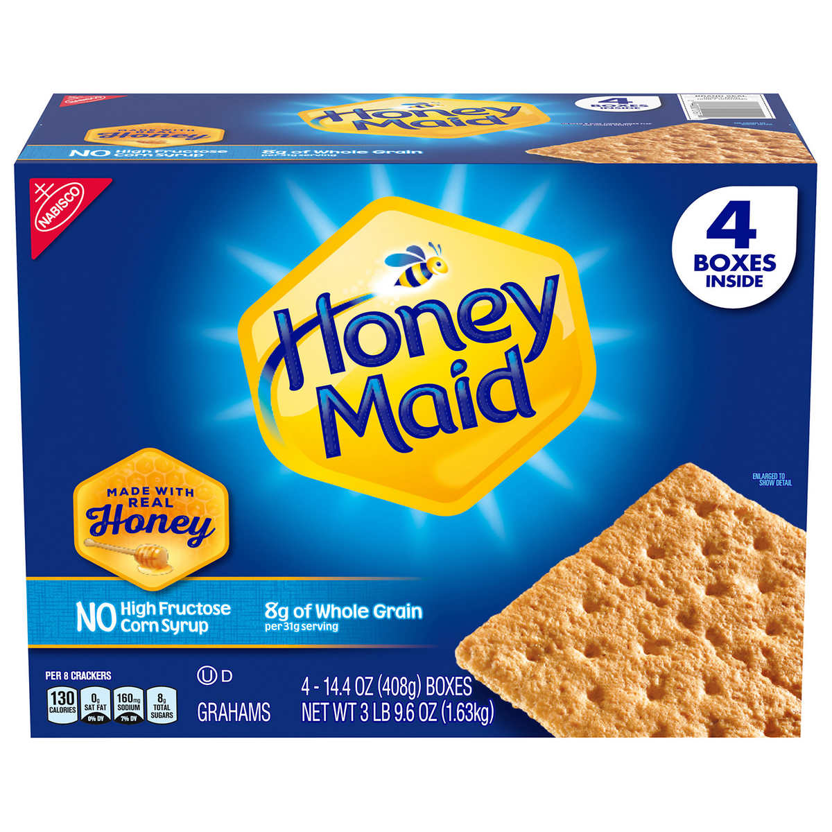 Honey Maid Graham Crackers 14.4 oz, 4-count