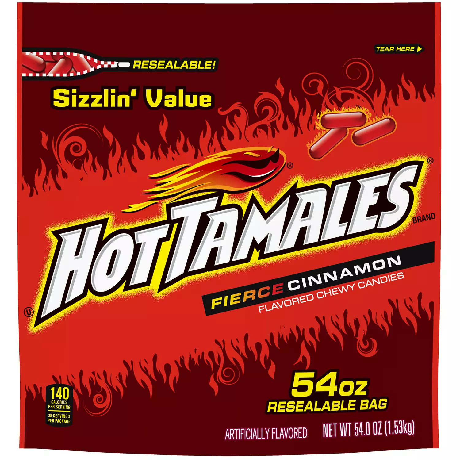 Hot Tamales Fierce Cinnamon (54 oz.)