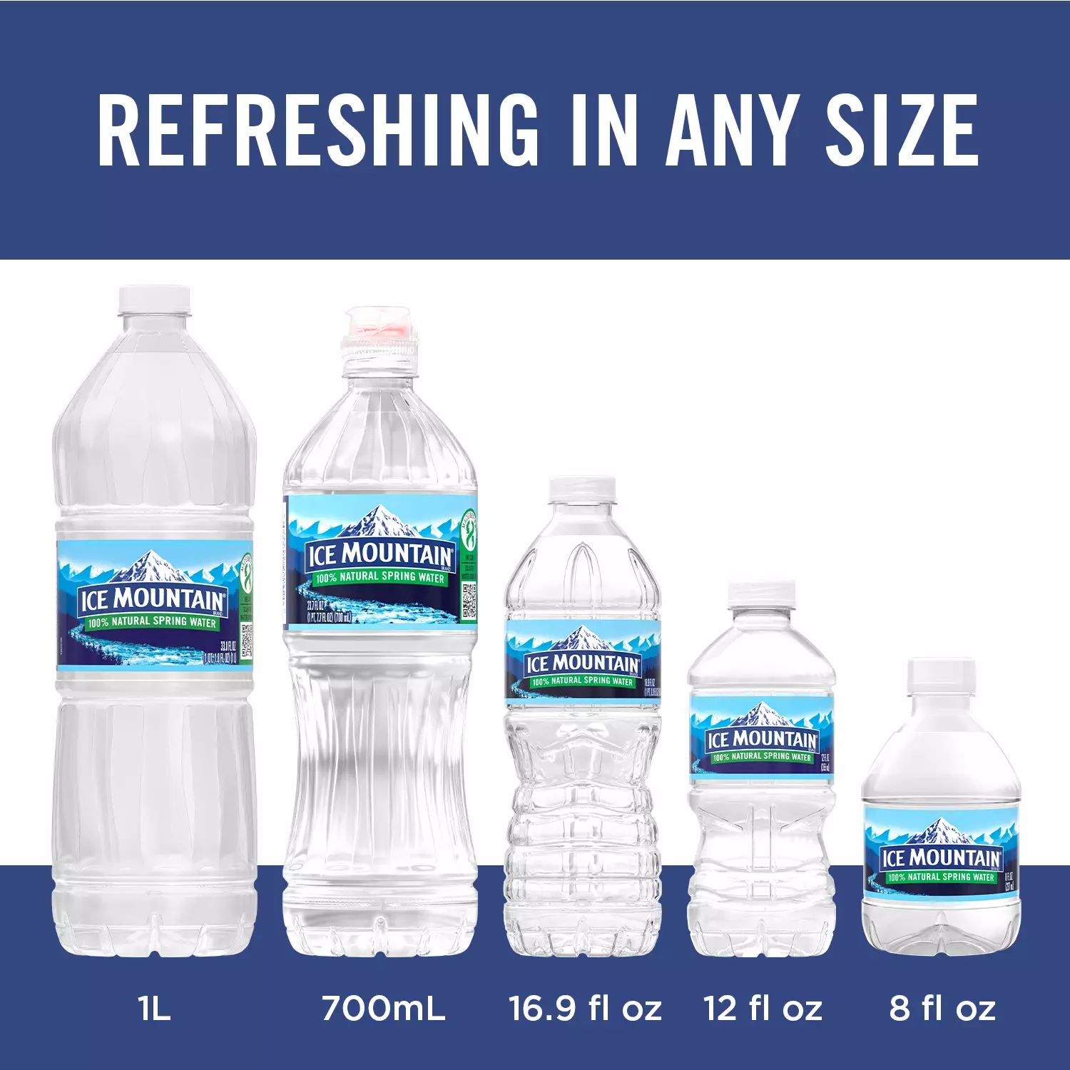 Ice Mountain 100% Natural Spring Water (8oz   48pk) – Jarasim