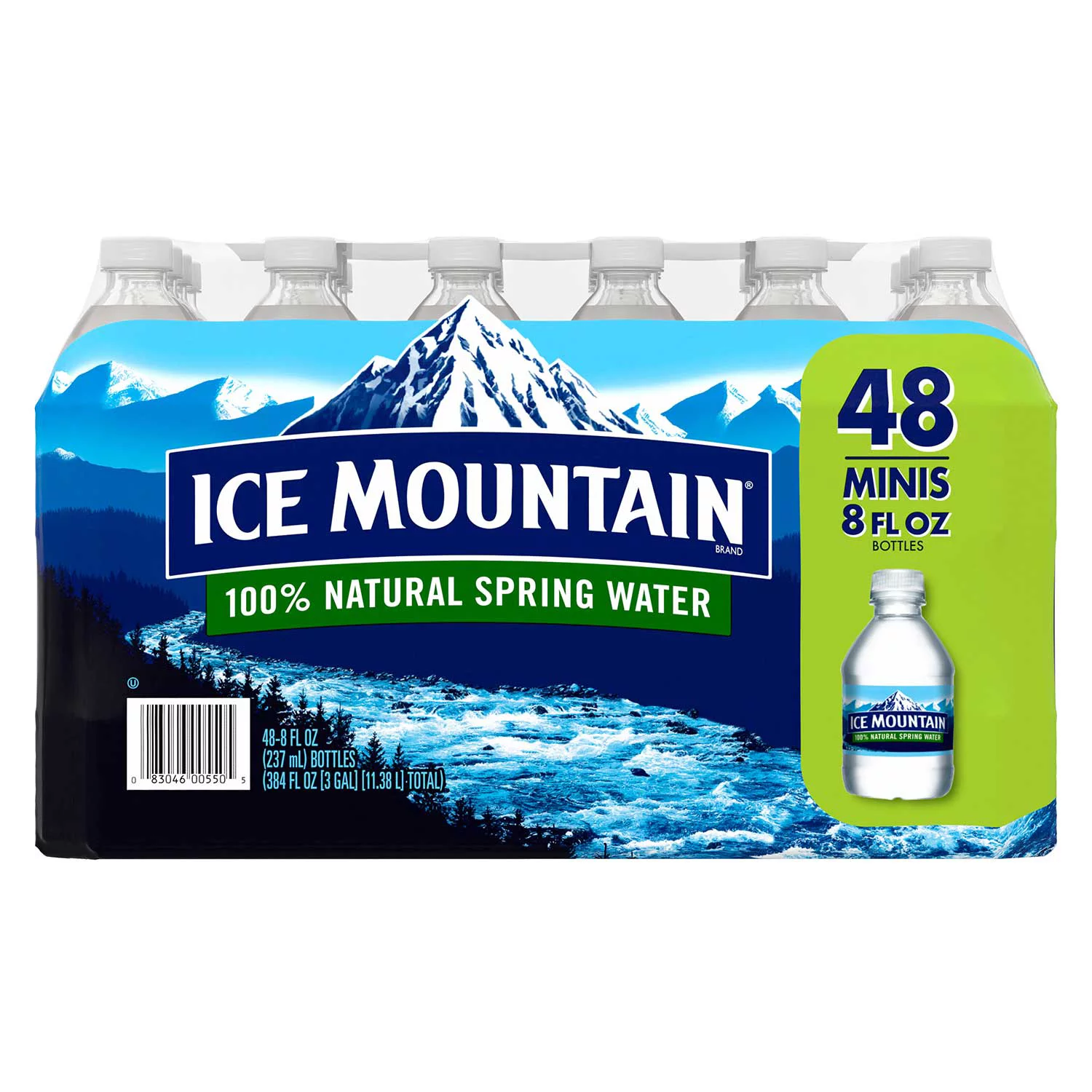 Ice Mountain 100% Natural Spring Water (8oz / 48pk) – Jarasim