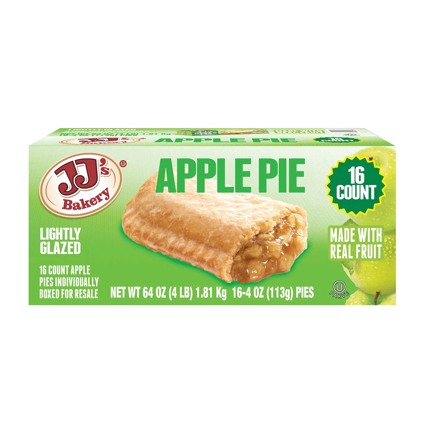 JJ’s Bakery Apple Snack Pies (4oz / 16pk)