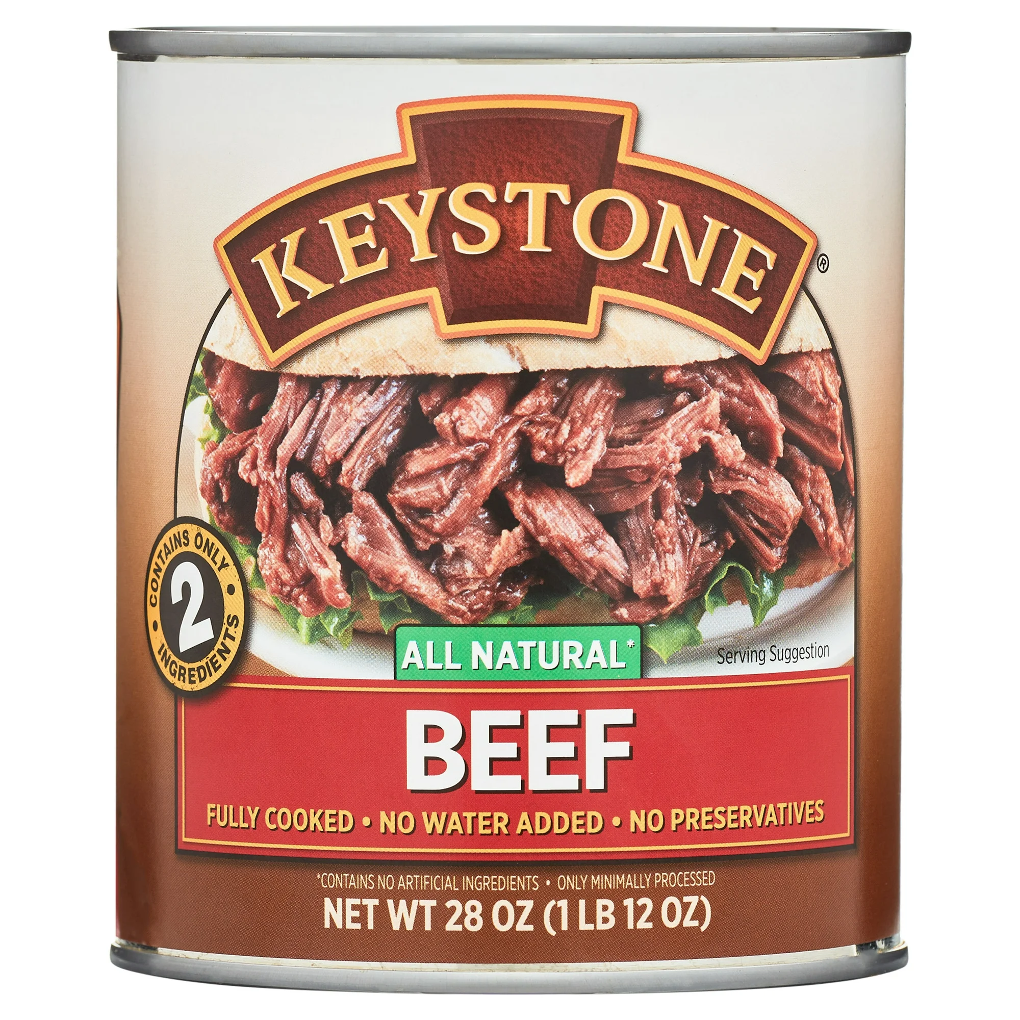 Keystone All Natural Beef 28 Oz