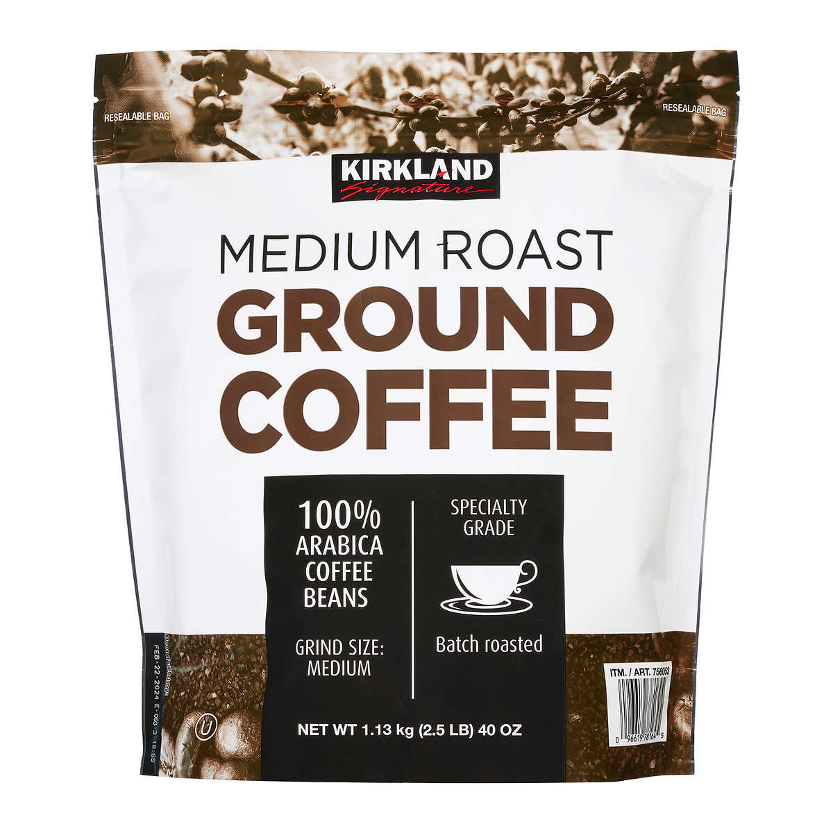 Kirkland Signature Medium Roast Coffee 40 oz.