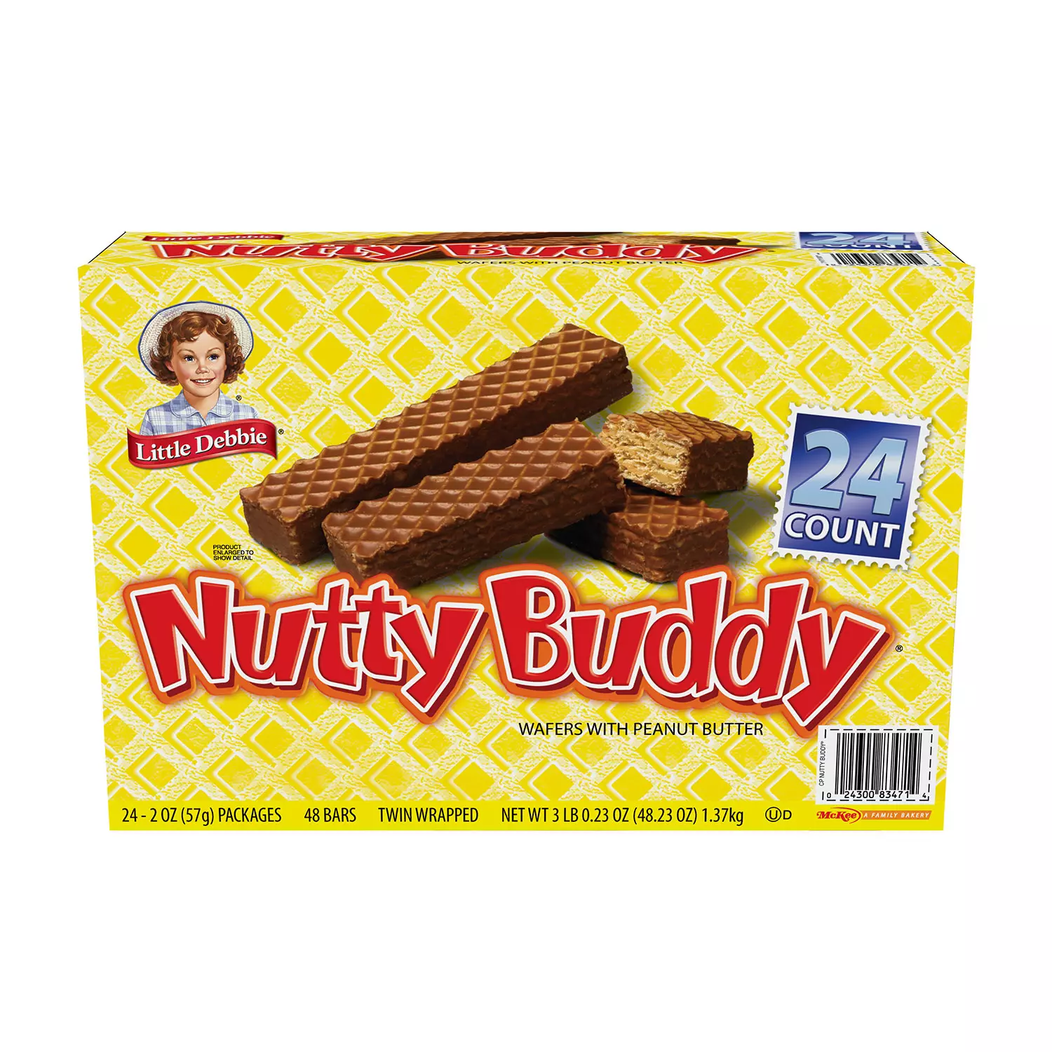 Little Debbie Nutty Buddy Bars (2.1oz / 24pk)