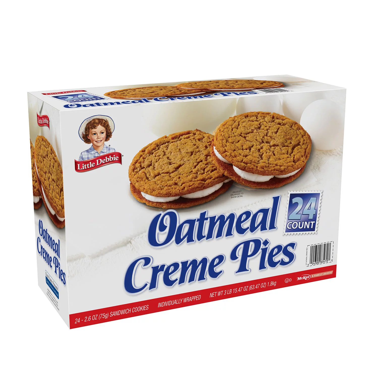 Little Debbie Oatmeal Cream Pies (2.6oz / 24pk) – Jarasim