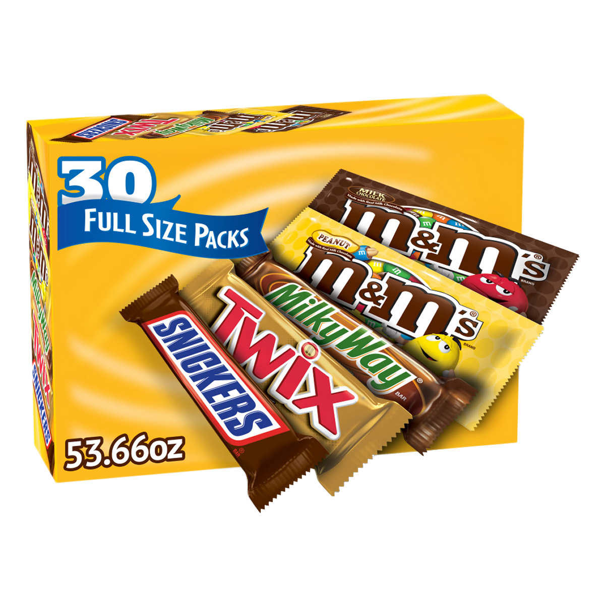 M&M's, Snickers and More Chocolate Candy Bars, Variety Pack