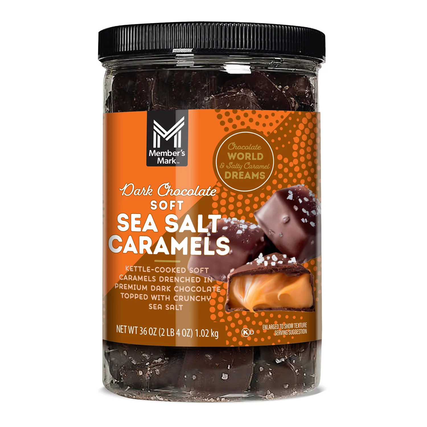 Member's Mark Dark Chocolate Soft Sea Salt Caramels