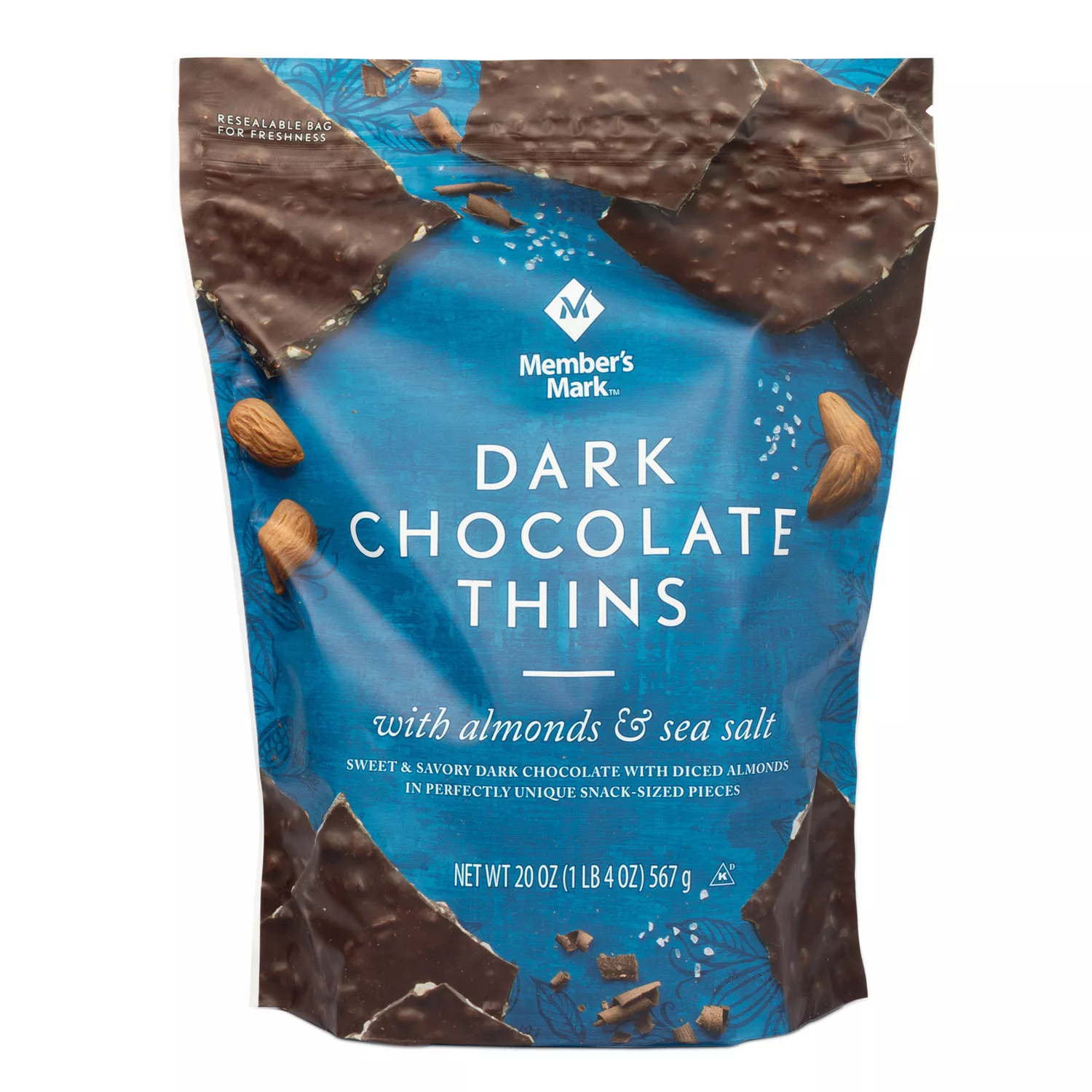 Member's Mark Dark Chocolate Thins With Almonds