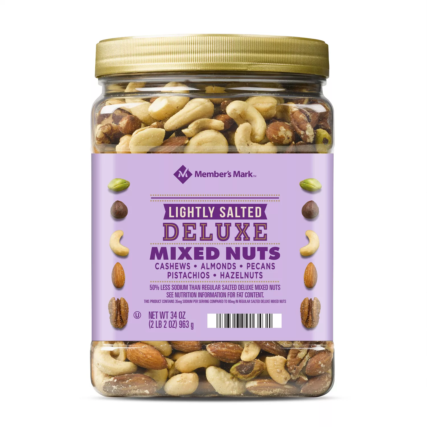 Member's Mark Lightly Salted Deluxe Mixed Nuts