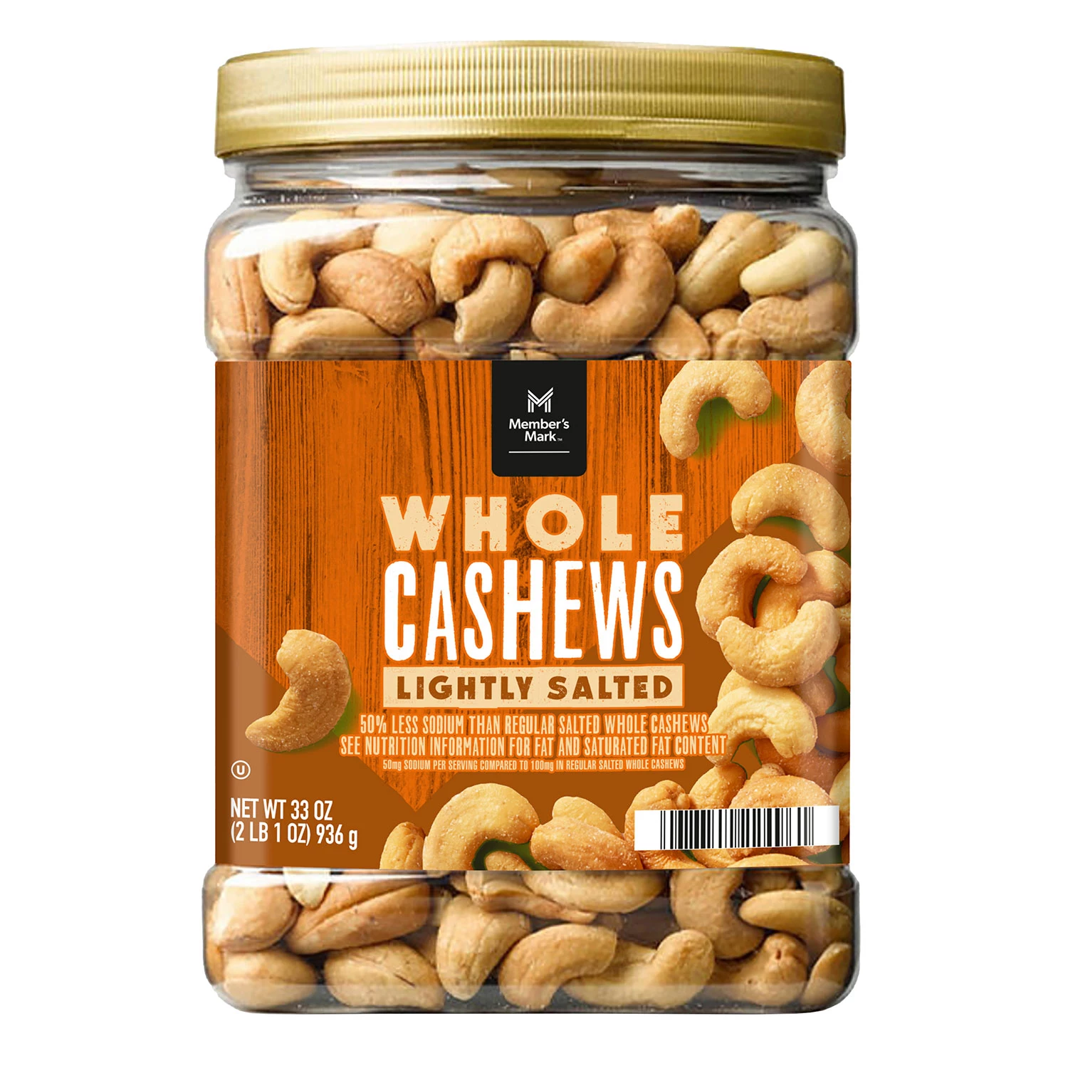 Member's Mark Lightly Salted Whole Cashews