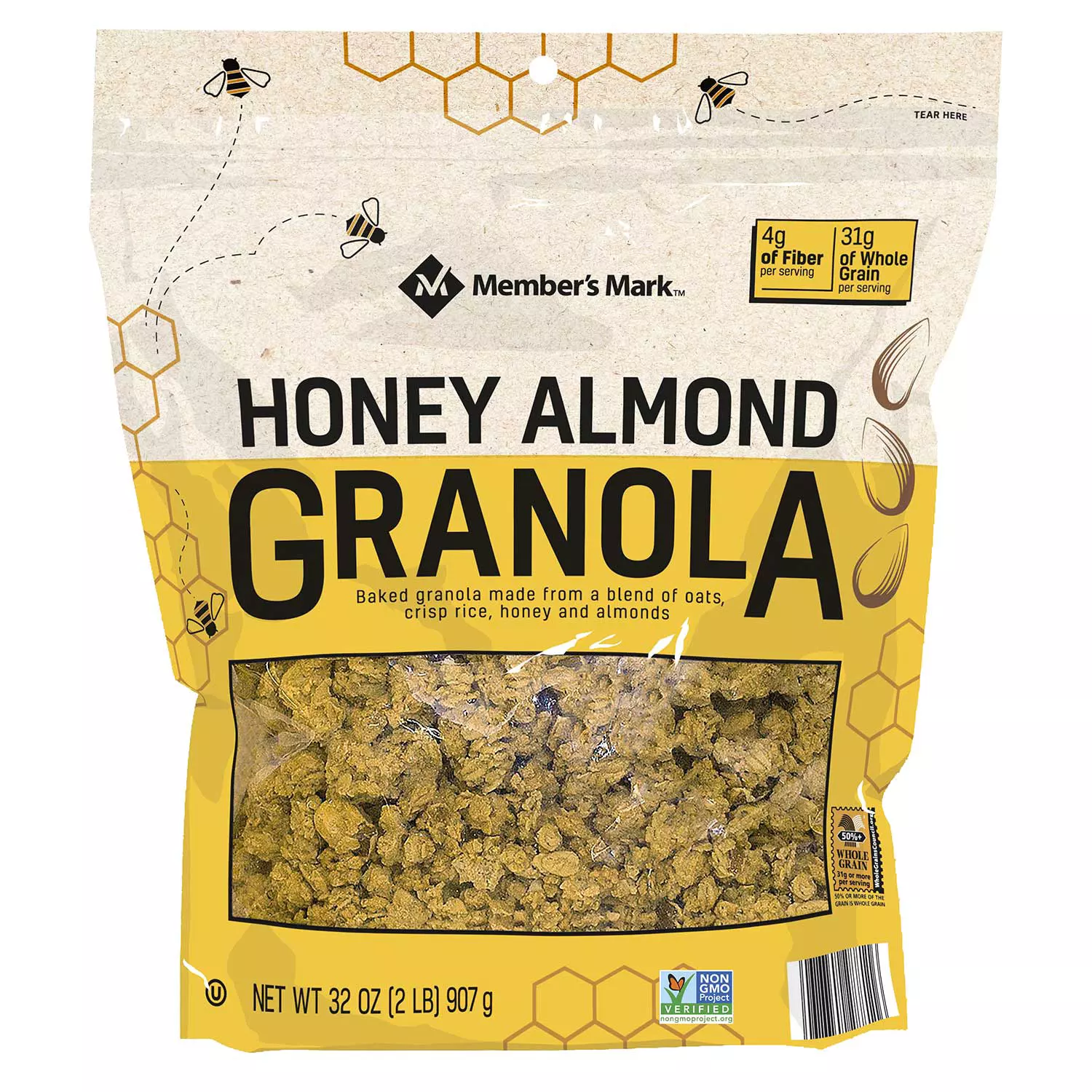 Member's Mark Non-GMO Honey Almond Granola