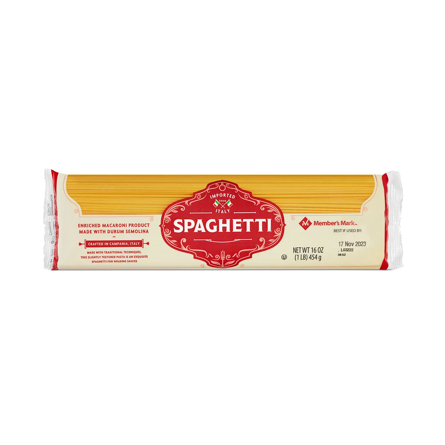 Member's Mark Spaghetti Pasta Pantry Pack (1 lb., 6 pk.) – Jarasim