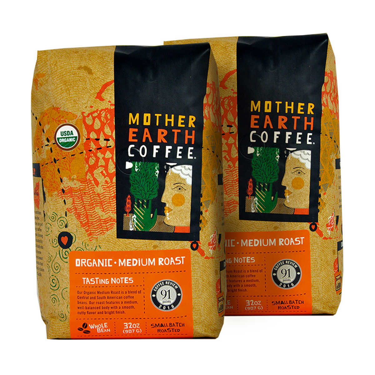 Mother Earth Organic Medium Roast Coffee