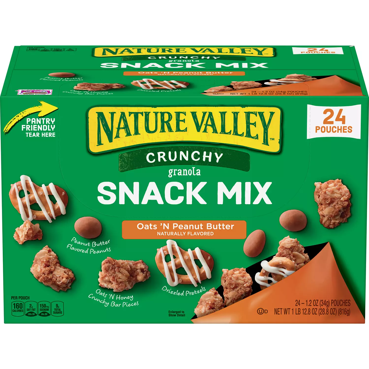 Nature Valley Crunchy Granola Snack Mix Oats 'N Peanut Butter