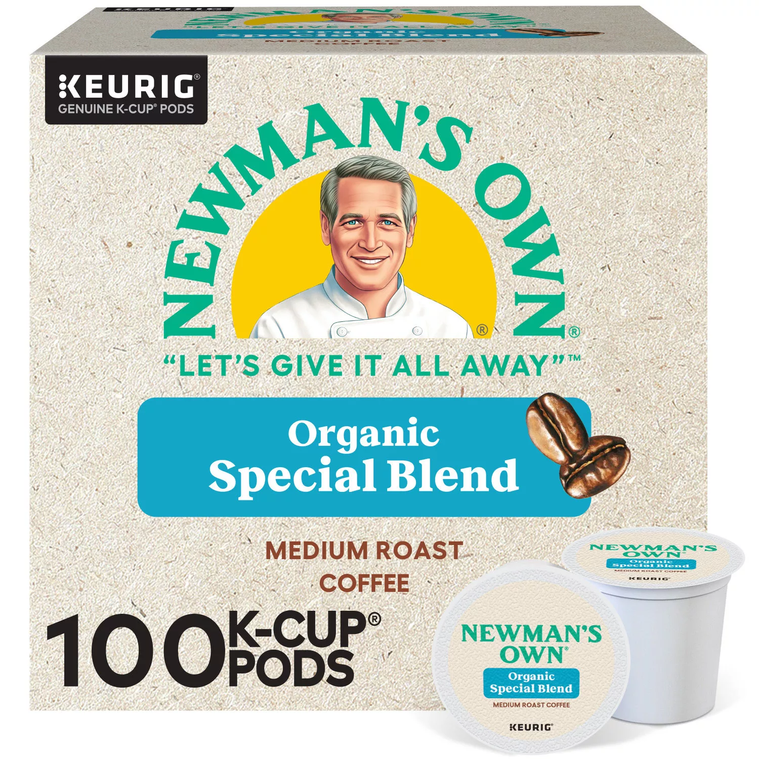 Newman's Own Organics Special Blend Coffee K-Cup Pods