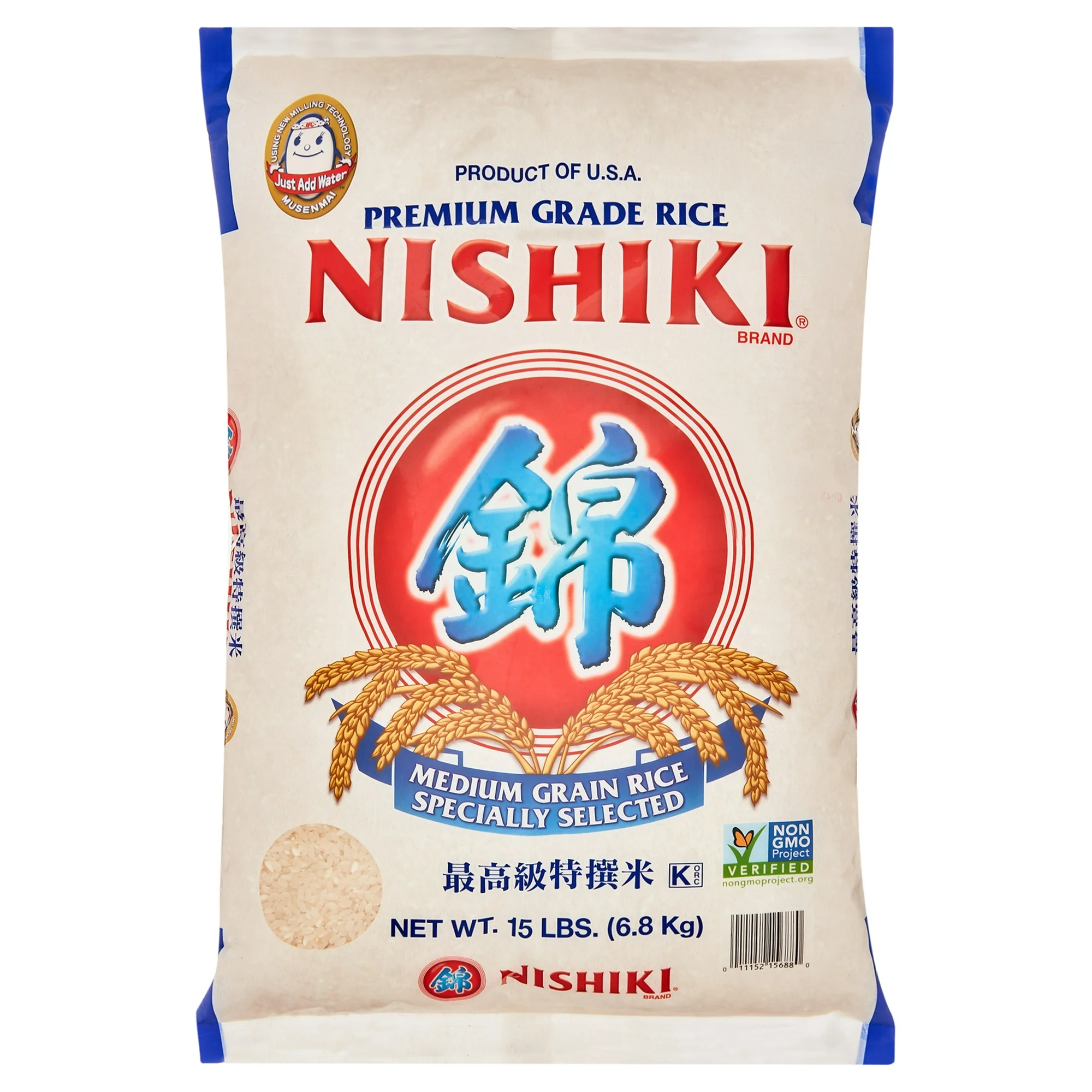 Nishiki Premium Rice Medium Grain, 240 Oz