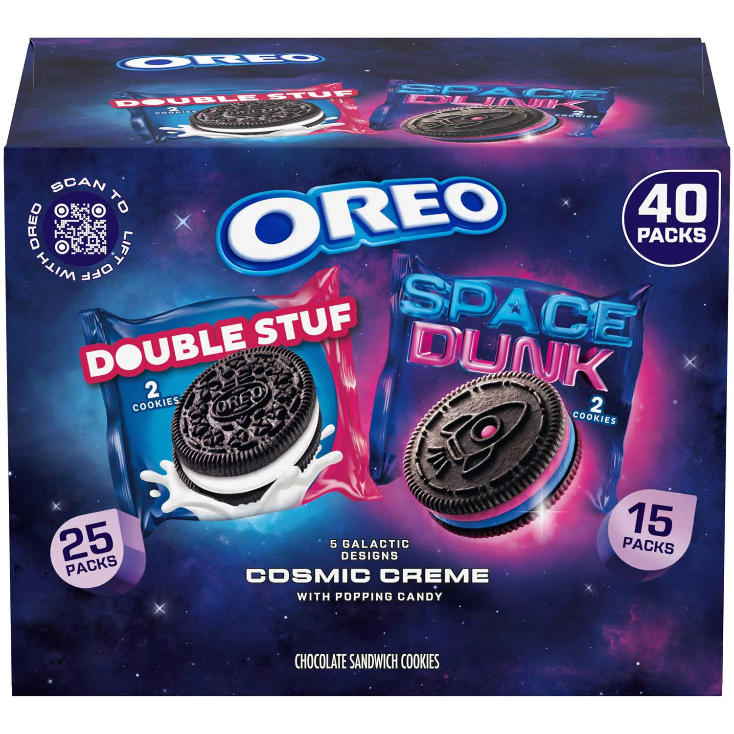 OREO Space Dunk & Double Stuf Sandwich Cookies
