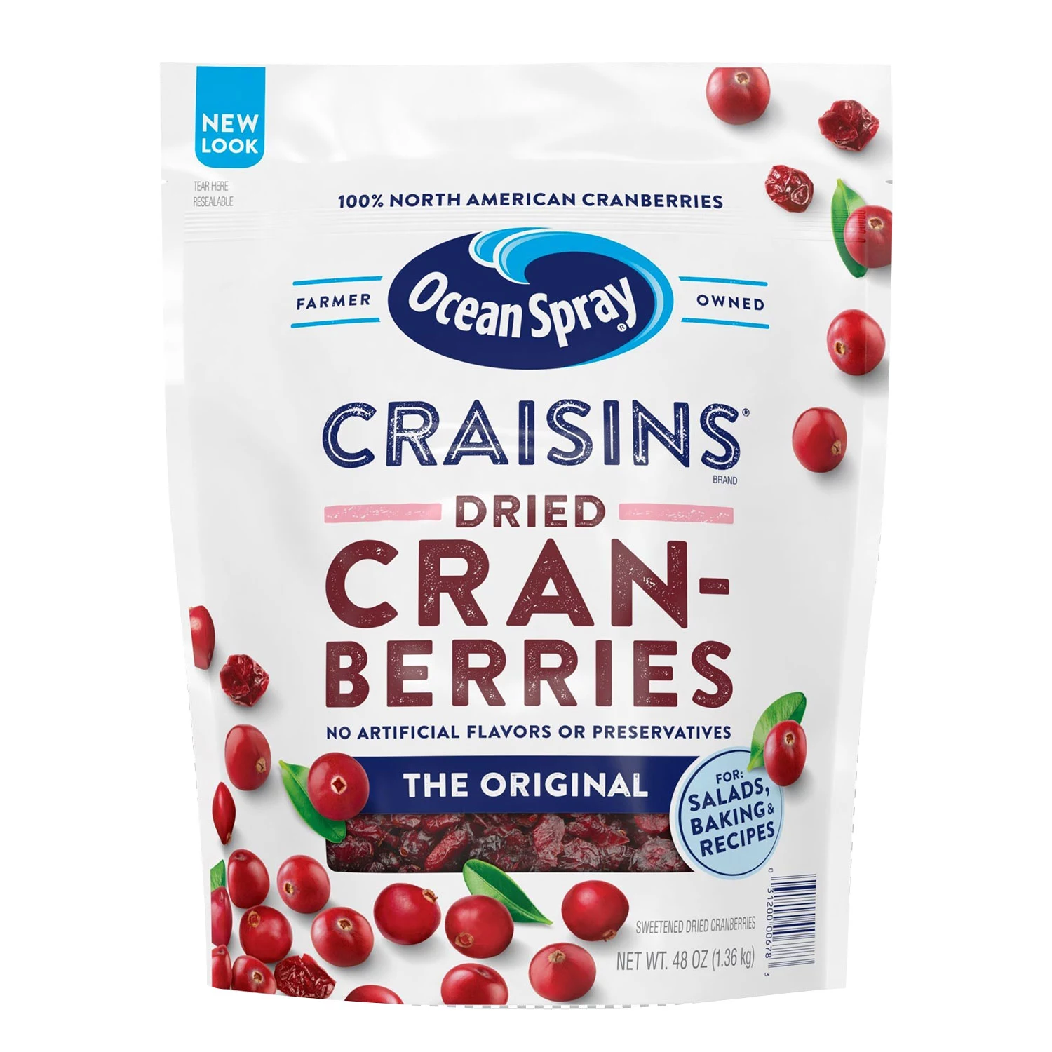 Ocean Spray Craisins Dried Cranberries Original