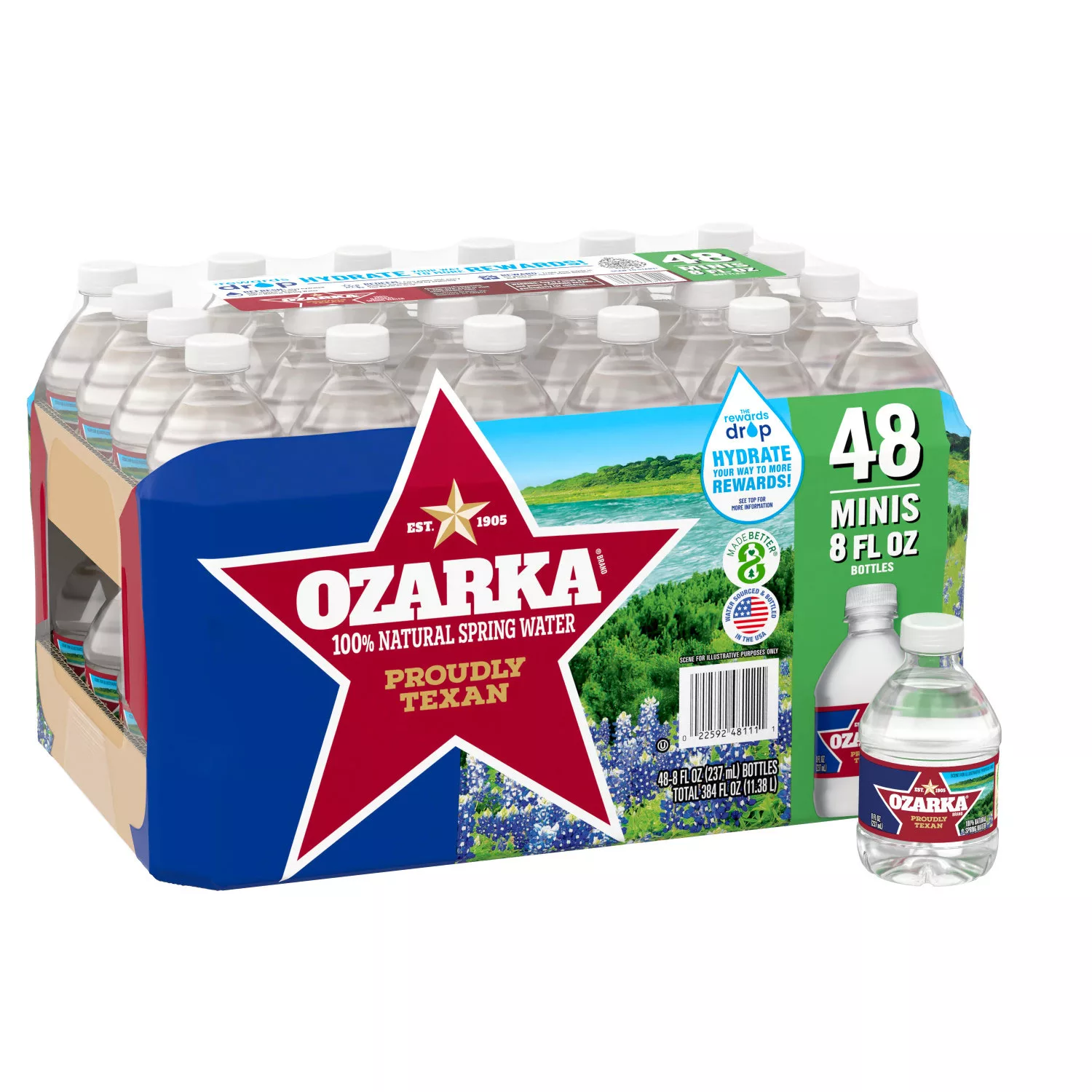 Ozarka 100% Natural Spring Water 48pk